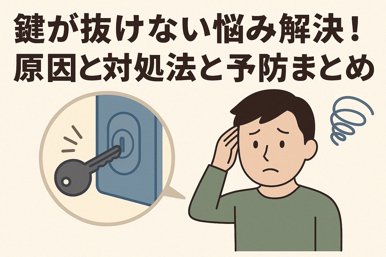 鍵が抜けない