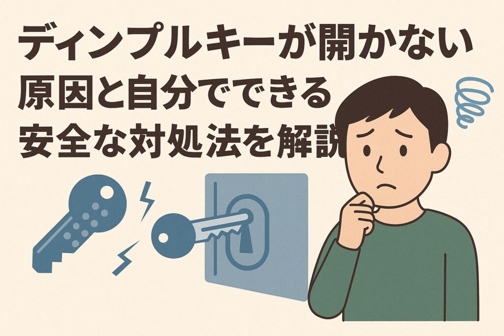 ディンプルキーが開かない原因