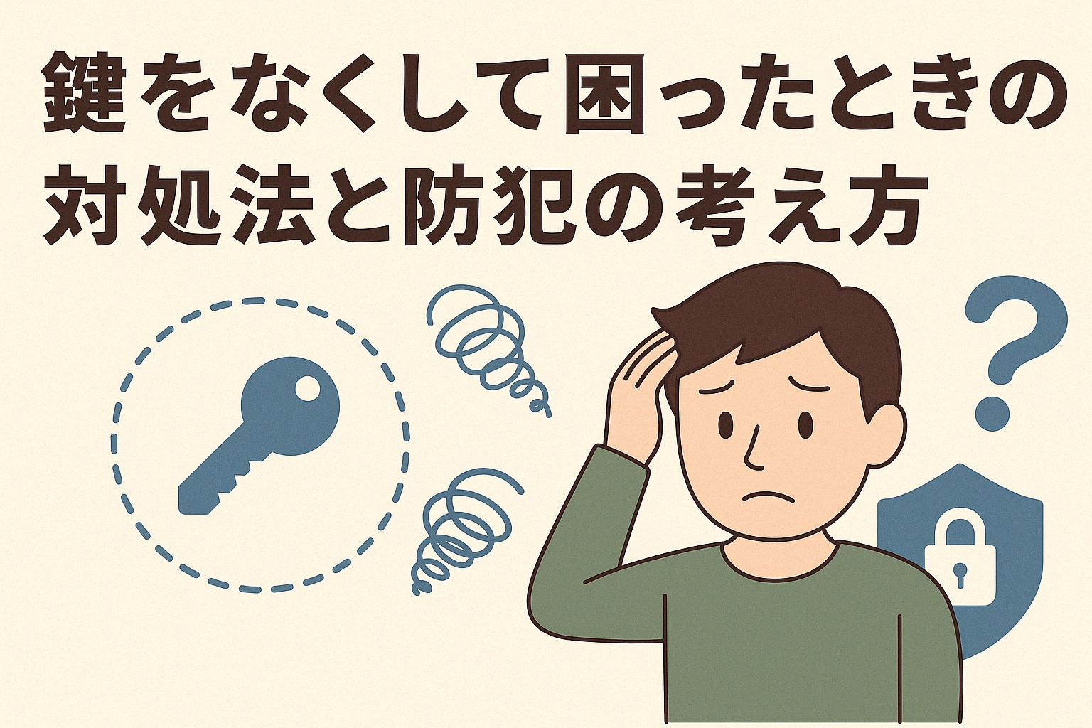 鍵をなくして困ったときの対処法