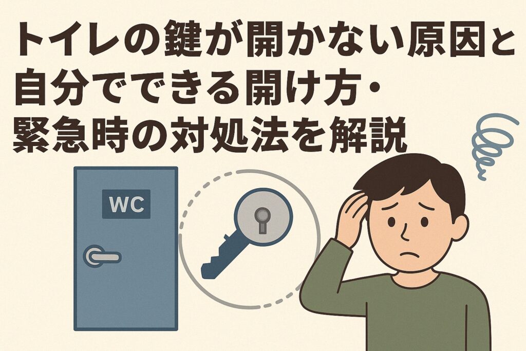 トイレの鍵が開かない原因
